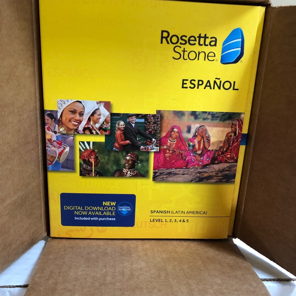 Rosetta Stone Spanish (Latin) complete set 1-5